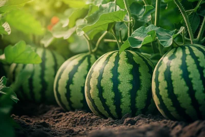 Lush Watermelon Garden