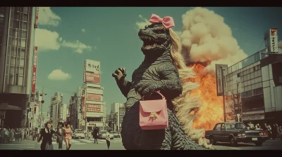 Female Godzilla in Tokyo