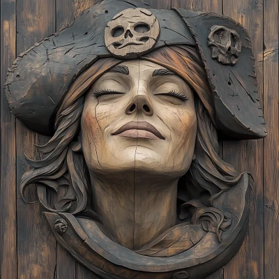 Pirate Queen Figurehead