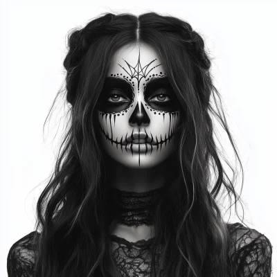 Santa Muerte Portrait