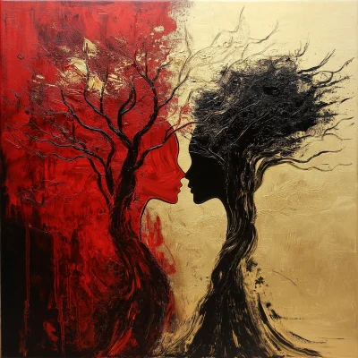 Abstract Tree Women