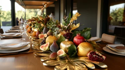 Luxurious Thanksgiving Floral Centerpiece