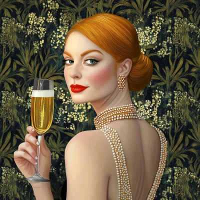 The Champagne Lady