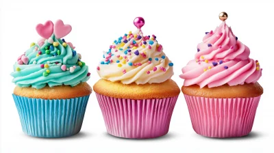 Three Cupcakes