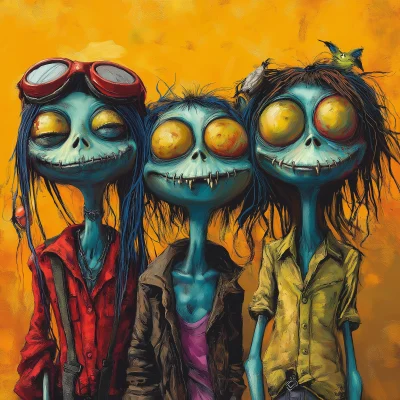 Groovie Ghoulies Illustration