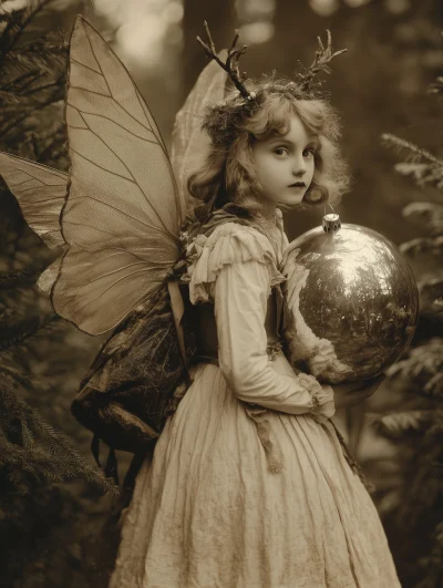 19th Century Yuletide Fairy