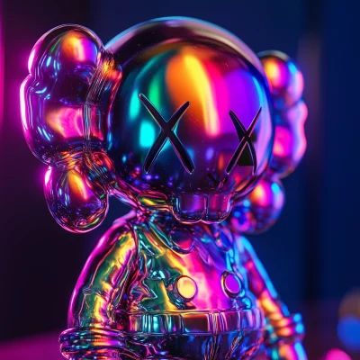 Color Spectrum KAWS Doll