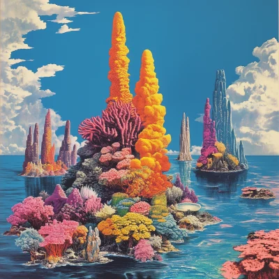 Surreal Coral Islands