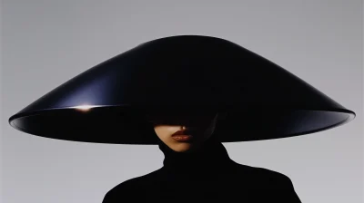 Person in Black Wide Brim Hat