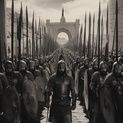 Black and White King David’s Army