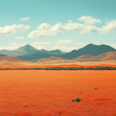 Desert and Forest Landscape