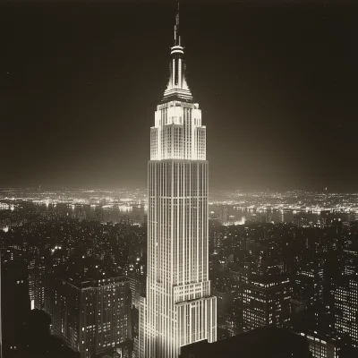 Empire State Building at Night