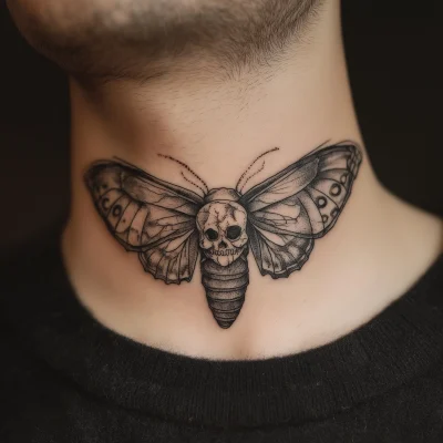 Death Moth Tattoo