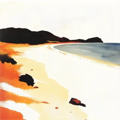 Camusdarach Beach Painting