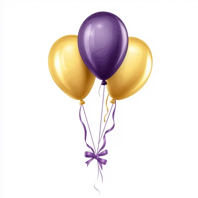 Realistic Balloons Clipart