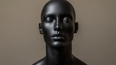 Black Mannequin Display