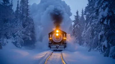 Festive Steam Train