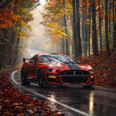 Mustang at Tail of the Dragon