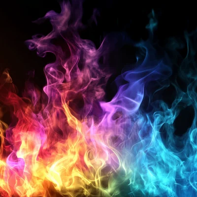 Colorful Flames