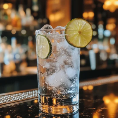 Elegant Gin and Tonic