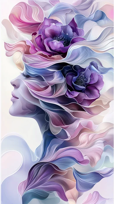 Ethereal Floral Woman