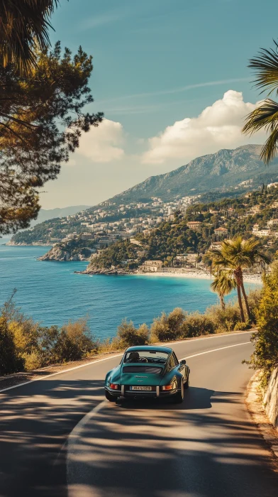 Classic Porsche on the Riviera