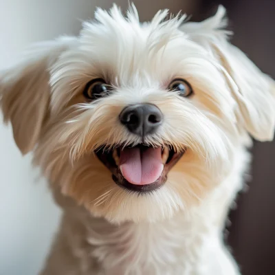 Cute Dog Smiling