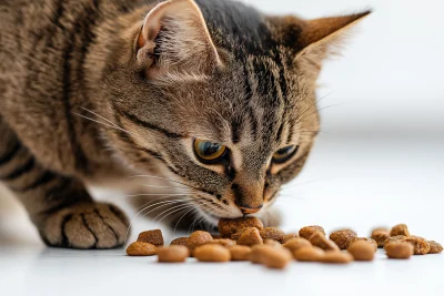 Cute Cat Eating