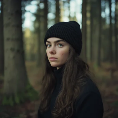 Portrait of a Girl in the Forest