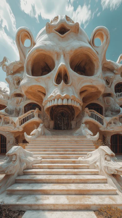 Skull Mansion Exterior