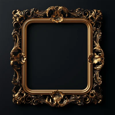 Elegant Gold Picture Frame