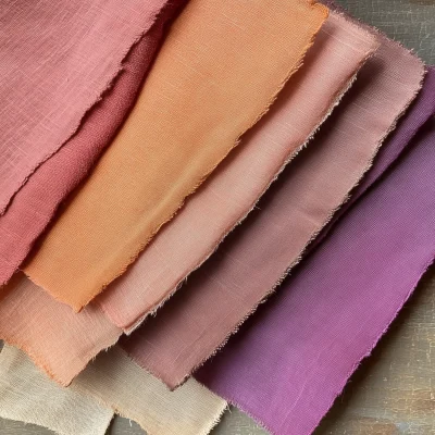 Naturally Dyed Cotton Fabrics