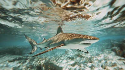 Blacktip Shark Underwater