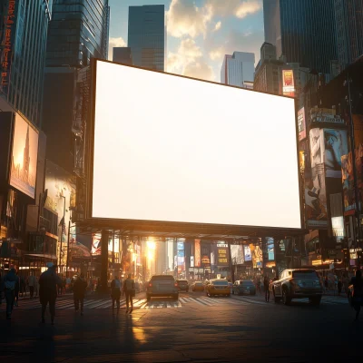 Billboard in Golden Hour