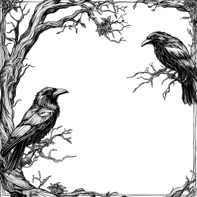 Raven and Thorne Page Border