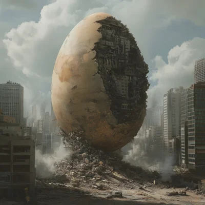 Destruction by Egg