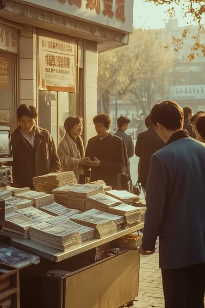 1980s Tianjin Street Scene