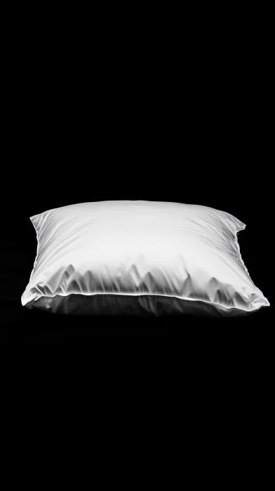 White Pillow on Black