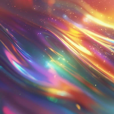 Iridescent Chromatic Background