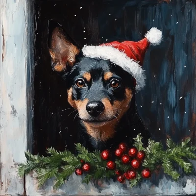 Lancashire Heeler Merry Christmas