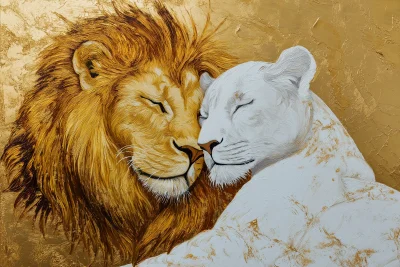 Majestic Lions Artwork