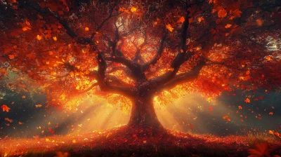 Enchanted Autumn Tree