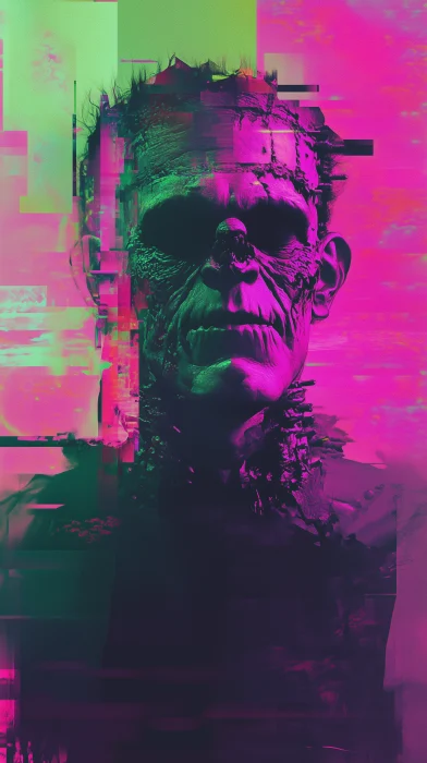 Glitchcore Frankenstein