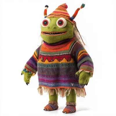 Adorable Cute Monster in Andorra Clothing