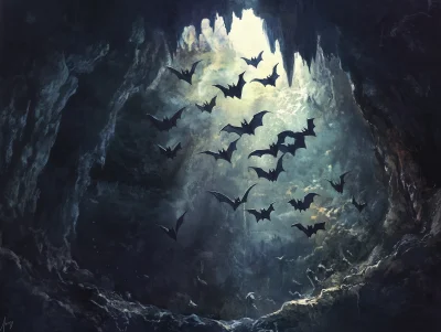 Bats in Cave