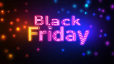 Black Friday Neon Text