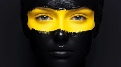 Minimalist Yellow Face