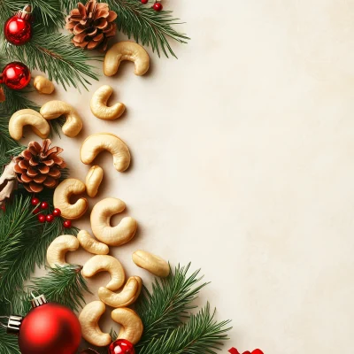 Holiday Cashew Background