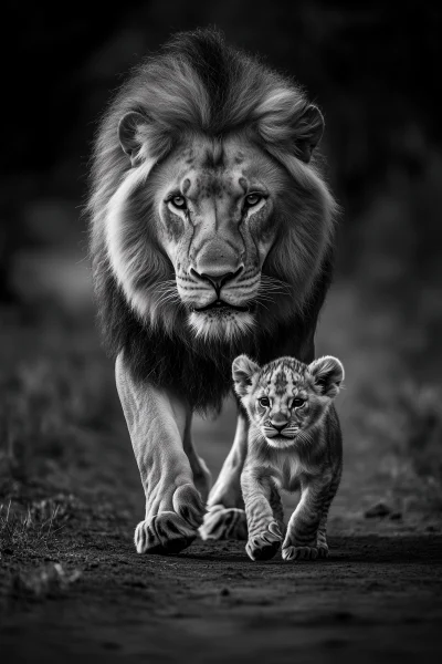 Lion and Cub