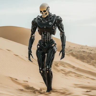 Robotic Skeleton in the Dunes